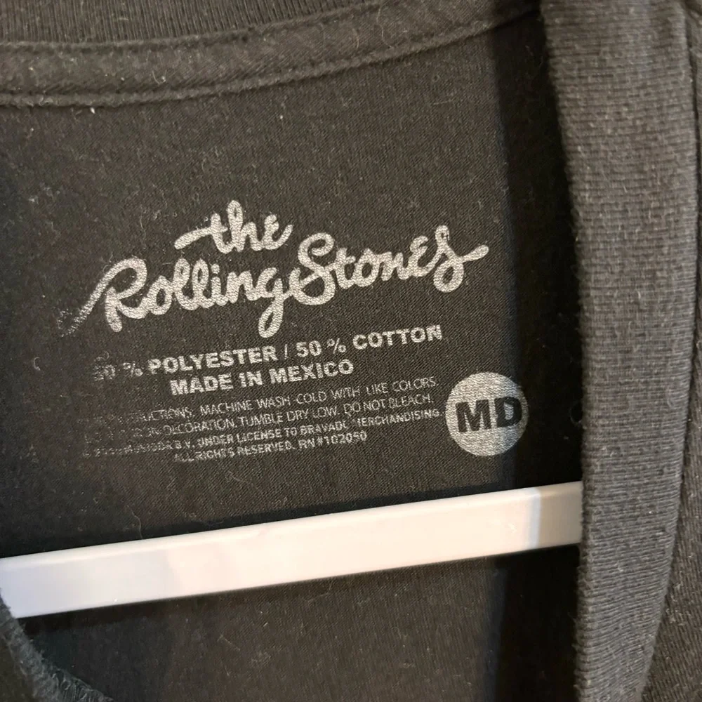 The Rolling Stones womens short sleeve t-shirt black medium